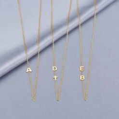 Sideways Initial Necklace, Letter Necklace, 925K Silver Letter Necklace, Initial Cross Necklace, Baptism Necklace, Christmas Gift, 10 Sideways Initial Necklace, Letter Necklace, 925K Silver Letter Necklace, Initial Cross Necklace, Baptism Necklace, Christmas Gift, -Jewellery Paradise il fullxfull.3391464986 tqil