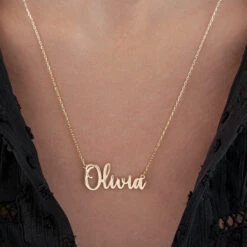 925 Sterling Silver Name Necklace,Personalized Name Necklace, Personalized Jewelry, Name Necklace, Personalized Gift, Christmas Gift, MF35 -Jewellery Paradise il fullxfull.3400135210 i57f