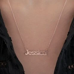 925 Sterling Silver Name Necklace,Personalized Name Necklace, Personalized Jewelry, Name Necklace, Personalized Gift, Christmas Gift, MF35 -Jewellery Paradise il fullxfull.3400135298 mkyi