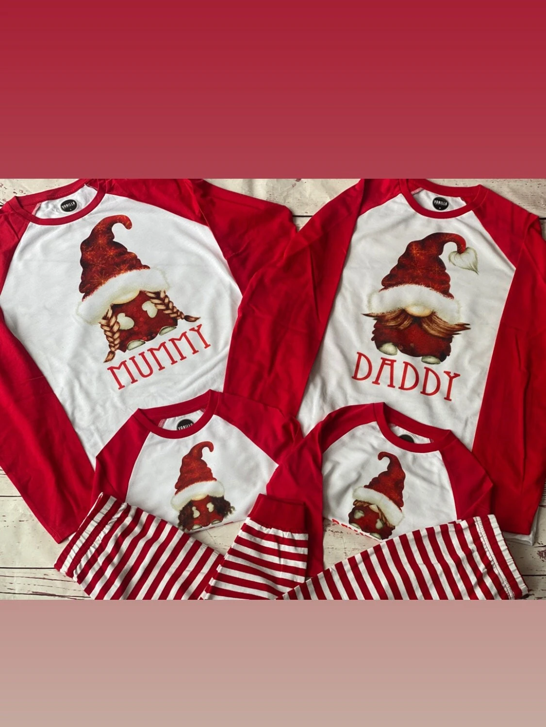 Personalised Matching Family Christmas Pyjamas, Christmas Eve Pyjamas, Christmas Eve Box, Matching PJs, Christmas With The, Christmas Gonks 9 Personalised Matching Family Christmas Pyjamas, Christmas Eve Pyjamas, Christmas Eve Box, Matching PJs, Christmas With The, Christmas Gonks - Image 7