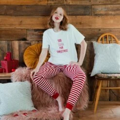 Too ... For Christmas Personalised Pyjama Set