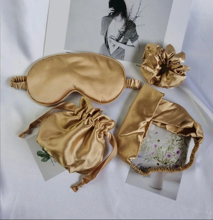 UK Luxury Gold Silk Eye Mask, Christmas Gift , Eye Mask Mom Sleep Mask Set Of 4. 3 UK Luxury Gold Silk Eye Mask, Christmas Gift , Eye Mask Mom Sleep Mask Set Of 4.