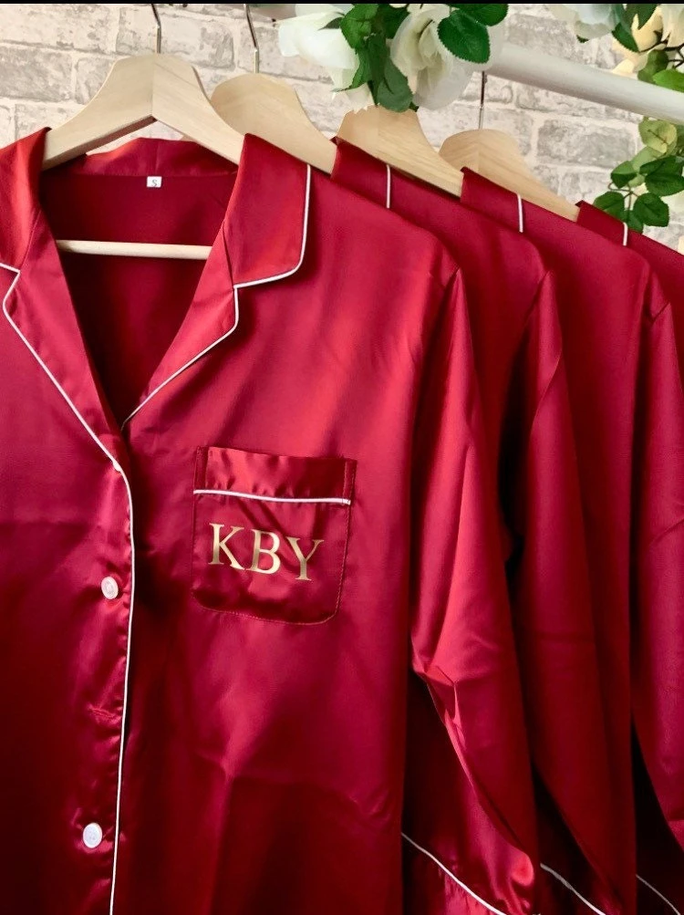 Luxury Red Satin Pyjamas, Christmas Pyjamas, Satin Pjs, Christmas Gift For Her,Christmas Eve Gift,Xmas Eve Pj Set,ladies Pyjamas,festive Pjs 3 Luxury Red Satin Pyjamas, Christmas Pyjamas, Satin Pjs, Christmas Gift For Her,Christmas Eve Gift,Xmas Eve Pj Set,ladies Pyjamas,festive Pjs