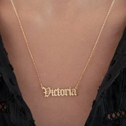 925 Sterling Silver Name Necklace,Personalized Name Necklace, Personalized Jewelry, Name Necklace, Personalized Gift, Christmas Gift, MF35 -Jewellery Paradise il fullxfull.3447804737 4zp5