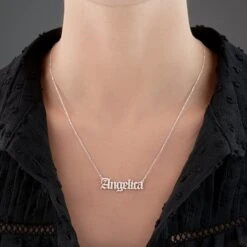 925 Sterling Silver Name Necklace,Personalized Name Necklace, Personalized Jewelry, Name Necklace, Personalized Gift, Christmas Gift, MF35 -Jewellery Paradise il fullxfull.3447806117 jldw