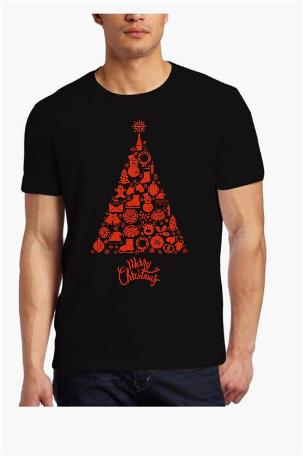 Christmas X1 T-Shirt X1 Trouser Printed Pyjama Set 4 Christmas X1 T-Shirt X1 Trouser Printed Pyjama Set - Image 2