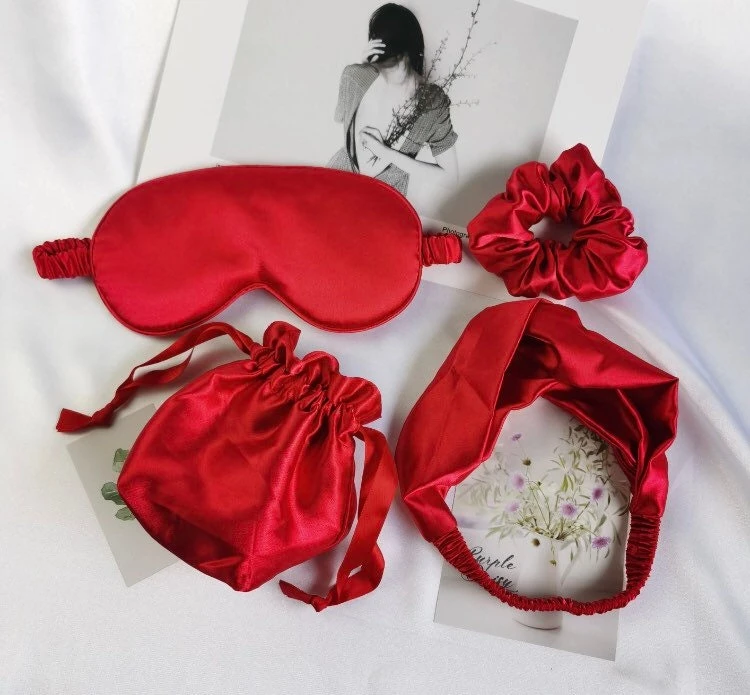UK Luxury Red Silk Eye Mask, Christmas Gift , Gift For Her, Eye Mask Mom Sleep Mask Set Of 4, Christmas Gift 3 UK Luxury Red Silk Eye Mask, Christmas Gift , Gift For Her, Eye Mask Mom Sleep Mask Set Of 4, Christmas Gift