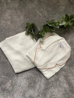 White & Rose Gold Personalised Women's White / Rose Gold Pyjamas/ Pajamas Christmas Pyjamas Personalised Pyjamas Personalised Gift -Jewellery Paradise il fullxfull.3464621602 9p2m