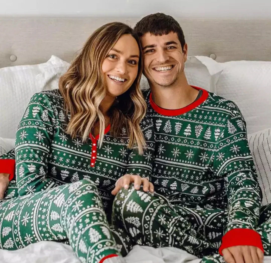 2023 CHRISTMAS Family Matching PAJAMAS Set Mother Father Kids Family Look Outfit Baby Rompers Sleepwear Pyjamas Polyester 6 2023 CHRISTMAS Family Matching PAJAMAS Set Mother Father Kids Family Look Outfit Baby Rompers Sleepwear Pyjamas Polyester - Image 4