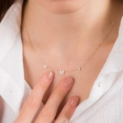 Name Necklace Gold, Christmas Gifts, Letter Necklace Gold, Plated, Initial Necklace, Sterling Silver, Letter Necklace, Name Necklace Gold 15 Name Necklace Gold, Christmas Gifts, Letter Necklace Gold, Plated, Initial Necklace, Sterling Silver, Letter Necklace, Name Necklace Gold -Jewellery Paradise il fullxfull.3472088616 jzaq