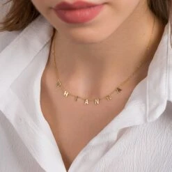 Name Necklace Gold, Christmas Gifts, Letter Necklace Gold, Plated, Initial Necklace, Sterling Silver, Letter Necklace, Name Necklace Gold 20 Name Necklace Gold, Christmas Gifts, Letter Necklace Gold, Plated, Initial Necklace, Sterling Silver, Letter Necklace, Name Necklace Gold -Jewellery Paradise il fullxfull.3472091334 8uhs