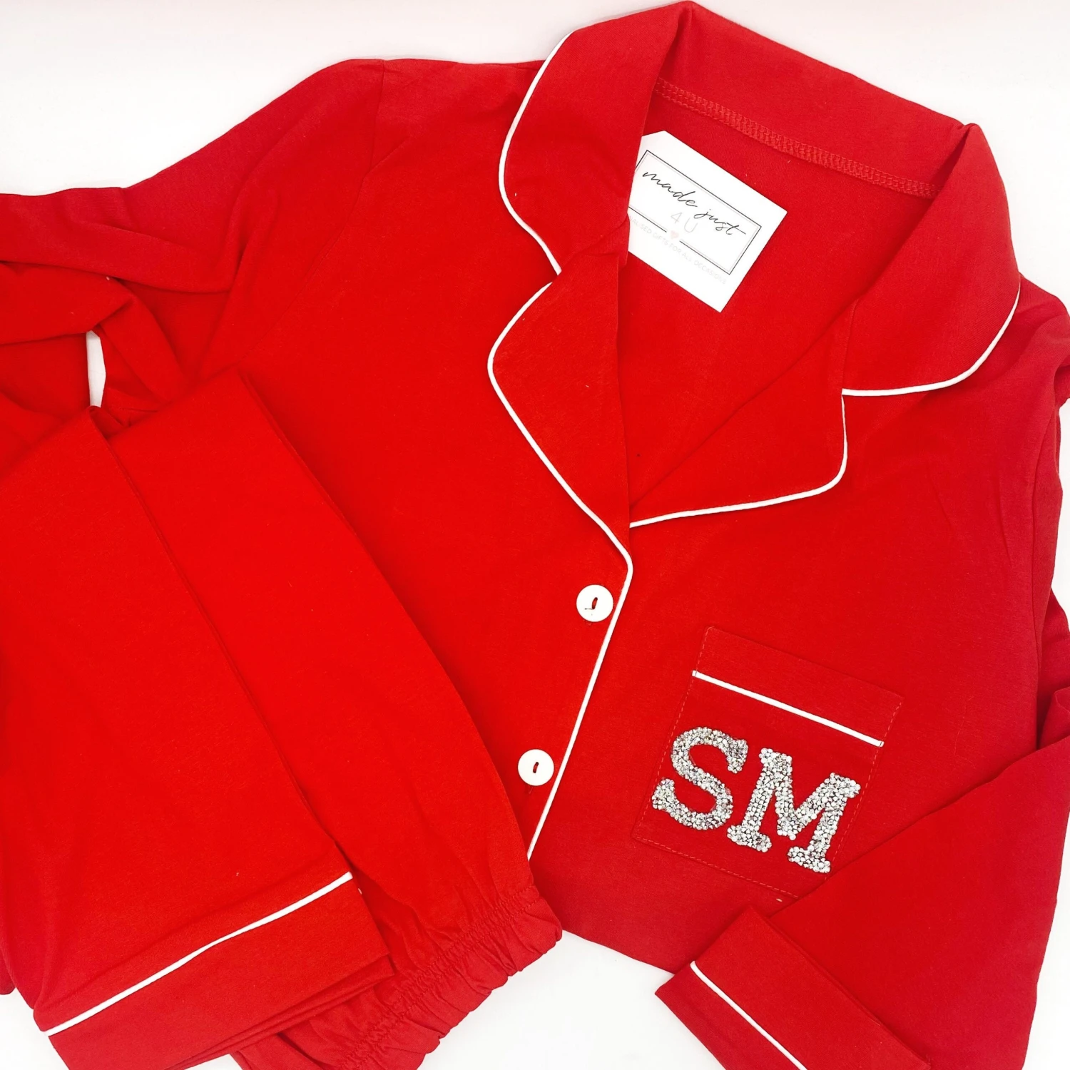 Adults Rhinestone Initials Pjs, Initials Pjs, Matching Pjs , Christmas Pjs, Besties Pjs, Sparkly Initials, Red Pjs, Pink Pjs, Initials 3 Adults Rhinestone Initials Pjs, Initials Pjs, Matching Pjs , Christmas Pjs, Besties Pjs, Sparkly Initials, Red Pjs, Pink Pjs, Initials