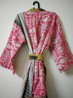 Indian Cotton Handmade Kantha Short Kimono Jacket , Lightweight Women Short Coat, Unisex Wear Jacket, Women Robe Christmas Gift For Her/ Him 11 Indian Cotton Handmade Kantha Short Kimono Jacket , Lightweight Women Short Coat, Unisex Wear Jacket, Women Robe Christmas Gift For Her/ Him -Jewellery Paradise il fullxfull.3481553714 b2vi