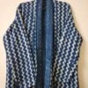 Indigo Blue Block Print Jackets Coat,Natural Hand Block Print Winter Jacket, Winter Cotton Short Jacket, Jackets For Christmas For Her