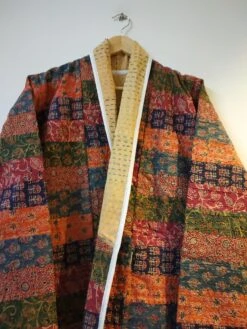 Handmade Cut Work Kantha WinterJackets , Printed IndianWinter Coat Jacket, Winter Kantha Short Jacket, Jackets For Christmas For Her