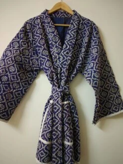 Handmade Floral Print Kantha Jacket,Japanese Kimono, Indian Beach Wear Bohemian Kantha Robe, Winter Jacket For Christmas Gift For Her -Jewellery Paradise il fullxfull.3493711410 8vqm