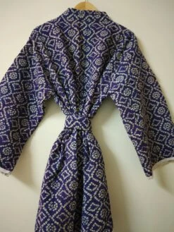 Handmade Floral Print Kantha Jacket,Japanese Kimono, Indian Beach Wear Bohemian Kantha Robe, Winter Jacket For Christmas Gift For Her -Jewellery Paradise il fullxfull.3493712058 iu0a