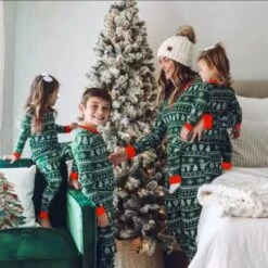 2023 CHRISTMAS Family Matching PAJAMAS Set Mother Father Kids Family Look Outfit Baby Rompers Sleepwear Pyjamas Polyester 13 2023 CHRISTMAS Family Matching PAJAMAS Set Mother Father Kids Family Look Outfit Baby Rompers Sleepwear Pyjamas Polyester -Jewellery Paradise il fullxfull.3495442383 4ifl