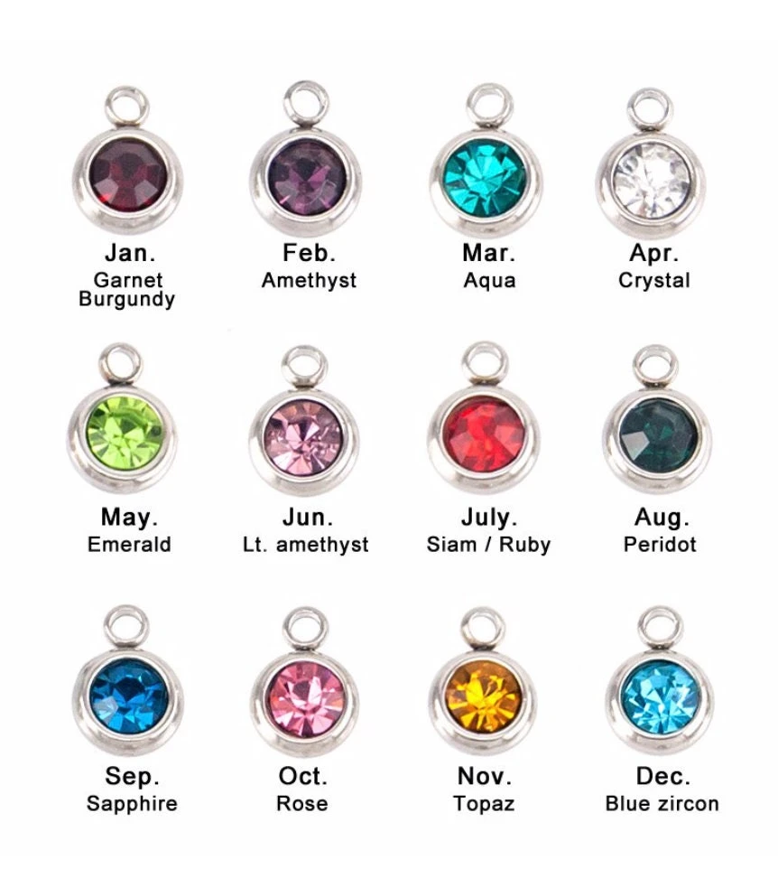 Personalized Hand-Engraved Medal Necklace, Personalized First Name Necklace, Birthstone, Christmas Gift, Stainless Steel Mom 11 Personalized Hand-Engraved Medal Necklace, Personalized First Name Necklace, Birthstone, Christmas Gift, Stainless Steel Mom - Image 9