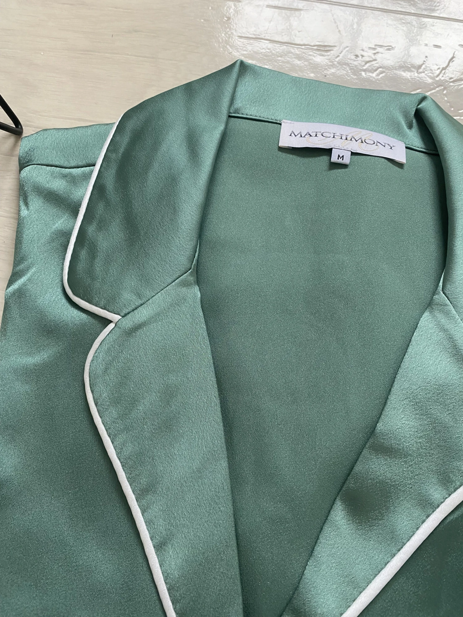 Sage Green Personalised Women's Christmas Sage Green Pyjamas/ Pajamas Women’s Gift Pyjama Gift 4 Sage Green Personalised Women's Christmas Sage Green Pyjamas/ Pajamas Women’s Gift Pyjama Gift - Image 2