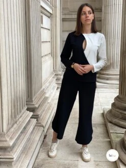 Wide Leg Trousers•Elastic Waist•Loungewear Culottes•Lounge Bottoms•Leisurewear•Comfy Pants•Unique Gift•Handmade•Christmas Gift•Christmas2020 -Jewellery Paradise il fullxfull.3512445923 s8mg