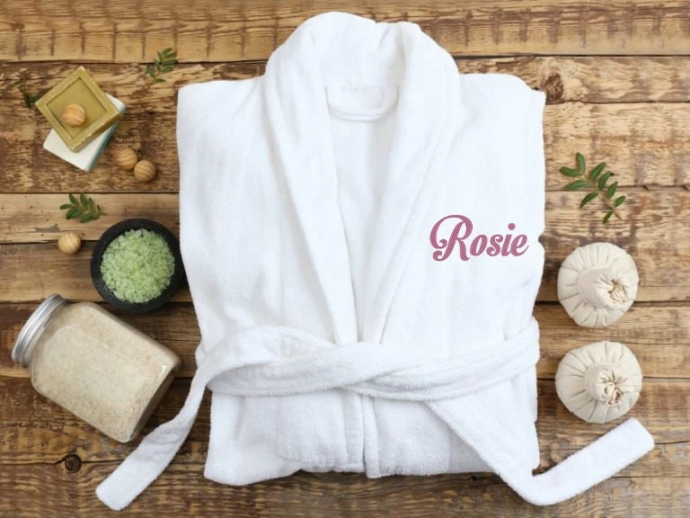 Christmas Gift For Her, Personalised Dressing Gown Terry Bathrobe 3 Christmas Gift For Her, Personalised Dressing Gown Terry Bathrobe