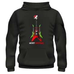 Christmas Guitar Tree Hat Family Santa Xmas Games Stockings Merry Christmas Lockdown Funny Comedy Novelty Hoodie
