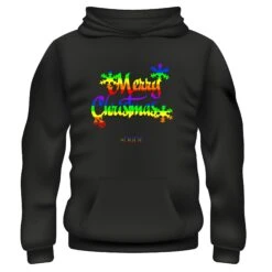 Pride Merry Christmas LGBT LGBTQ Family Santa Xmas Games Stockings Merry Christmas Lockdown Funny Comedy Novelty Hoodie