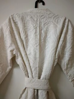 Cutwork Short Winter Kimono Robe, Indian Cotton Cutwork Women Jacket Coat, White Handmade Cutwork Beach Kimono For Christmas Gift For Mom -Jewellery Paradise il fullxfull.3528946795 sovw