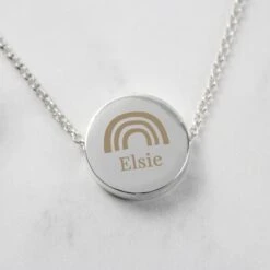 Personalised Rainbow Disc Necklace - Personalised Necklace - Rainbow Gift - Christmas Gift 12 Personalised Rainbow Disc Necklace - Personalised Necklace - Rainbow Gift - Christmas Gift -Jewellery Paradise il fullxfull.3531826417 ro54