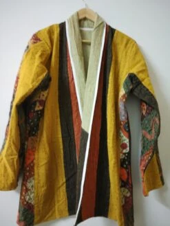 Handmade Applique Cut Work Jacket, Cut Work Embroidery Coat Jacket, Reversible Kantha Winter Coat, Patchwork Jacket For Christmas Gift -Jewellery Paradise il fullxfull.3536486305 lllq