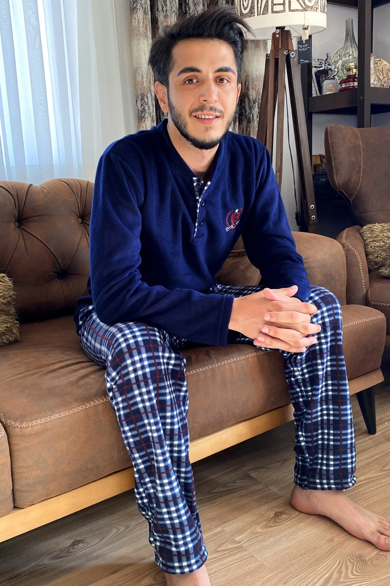 Men's Pajamas Set, Winter Warm Fleece Non-Sweaty , Thick And Warm Pajama Set, Winter Pajamas For Men, Cozy Man Pajama Set, Christmas Gift 10 Men's Pajamas Set, Winter Warm Fleece Non-Sweaty , Thick And Warm Pajama Set, Winter Pajamas For Men, Cozy Man Pajama Set, Christmas Gift - Image 8