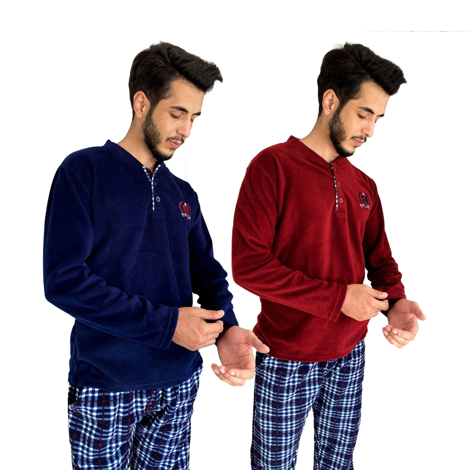 Men's Pajamas Set, Winter Warm Fleece Non-Sweaty , Thick And Warm Pajama Set, Winter Pajamas For Men, Cozy Man Pajama Set, Christmas Gift 3 Men's Pajamas Set, Winter Warm Fleece Non-Sweaty , Thick And Warm Pajama Set, Winter Pajamas For Men, Cozy Man Pajama Set, Christmas Gift