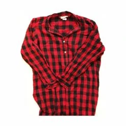 Vintage L.L Bean Nightgown - Flannel Nighty - Red And Black Plaid Shirt - Tartan Nighty - Christmas Pyjamas - Cotton Nightshirt - 90s -Jewellery Paradise il fullxfull.3566937979 rpet