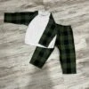 Adult Christmas Pajama Sets 2 Pieces Polyester Sublimation Flannel Buffalo Plaid St Patrick’s Day -Jewellery Paradise il fullxfull.3567733079 ixpv