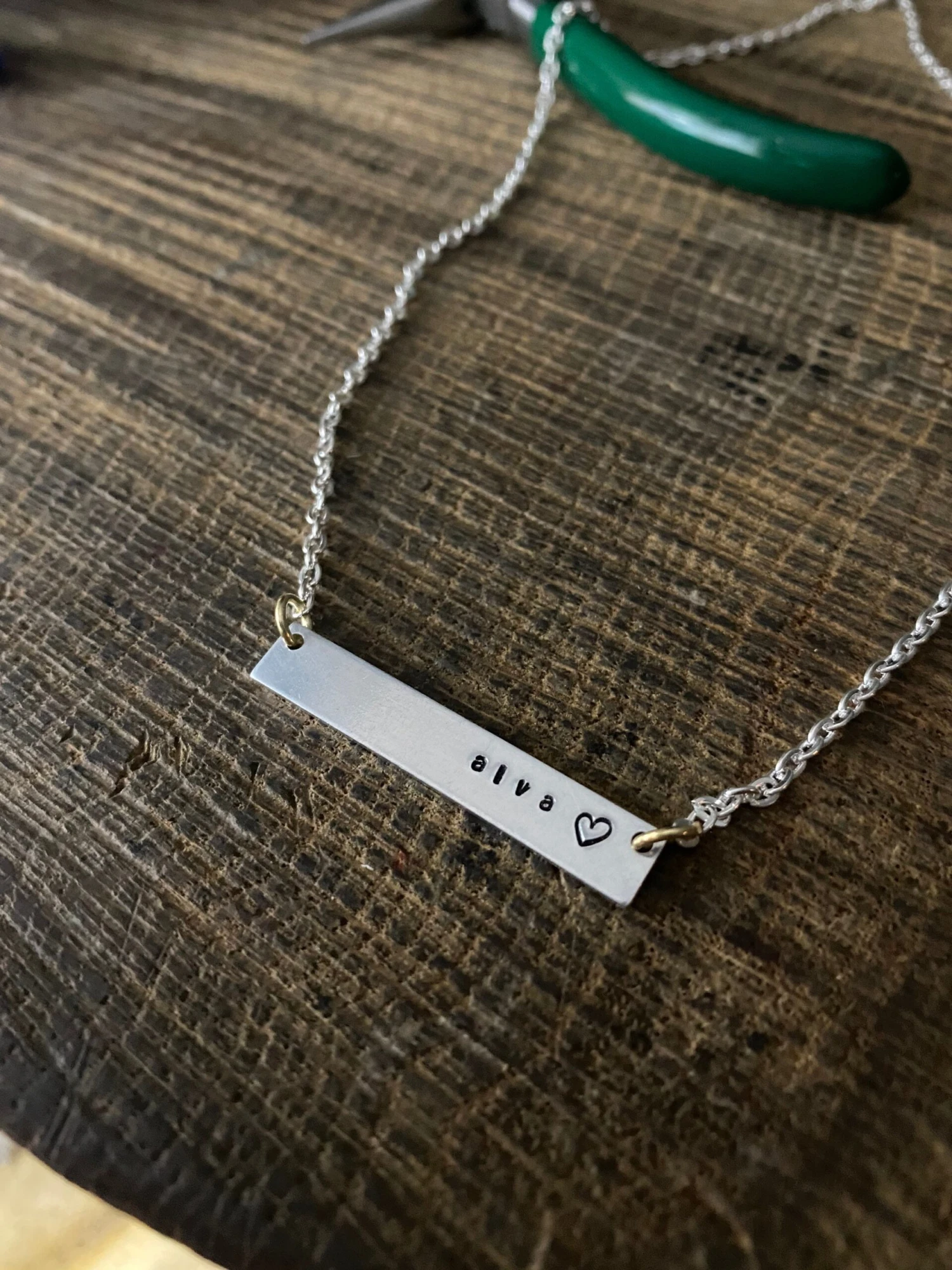 Hand Stamped Personalised Silver Plaque Name Initial Keepsake Necklace Jewellery Lovechilds Name Birthday Christmas Valentines Unique Gift 3 Hand Stamped Personalised Silver Plaque Name Initial Keepsake Necklace Jewellery Lovechilds Name Birthday Christmas Valentines Unique Gift