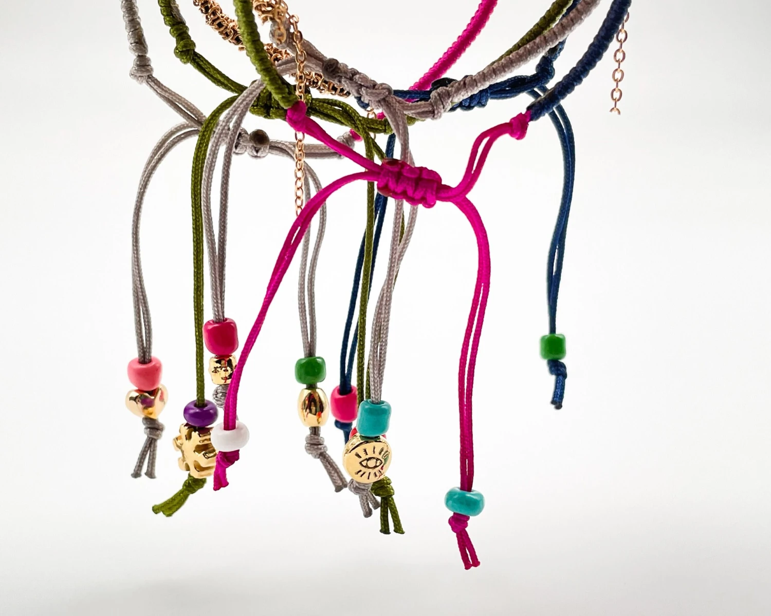 Essential Bracelet Set Of Five, Matching Bracelet, Adjustable Bracelet Set For Women, Chain Bracelet, Beach Party Accessory, Christmas Gift 10 Essential Bracelet Set Of Five, Matching Bracelet, Adjustable Bracelet Set For Women, Chain Bracelet, Beach Party Accessory, Christmas Gift - Image 8