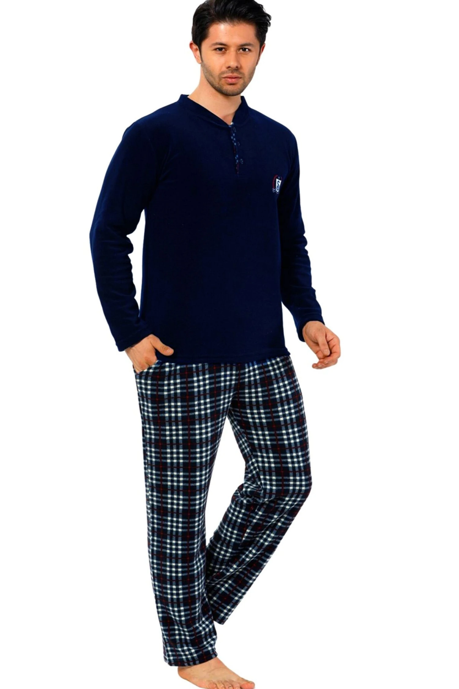 Men's Pajamas Set, Winter Warm Fleece Non-Sweaty , Thick And Warm Pajama Set, Winter Pajamas For Men, Cozy Man Pajama Set, Christmas Gift 6 Men's Pajamas Set, Winter Warm Fleece Non-Sweaty , Thick And Warm Pajama Set, Winter Pajamas For Men, Cozy Man Pajama Set, Christmas Gift - Image 4