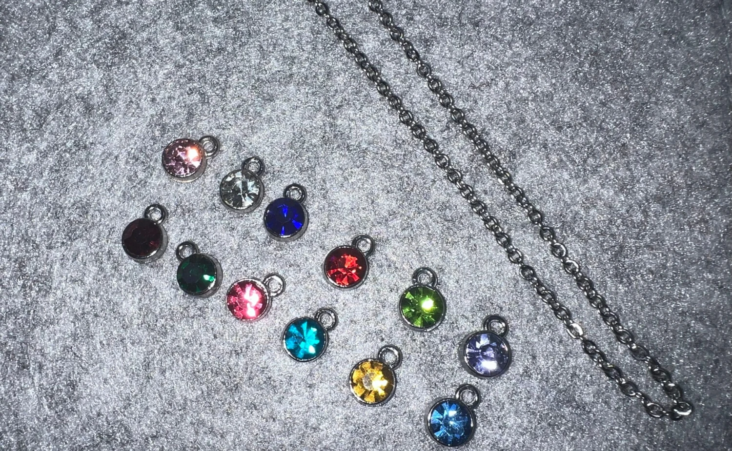 Personalised Birthstone, Initial Necklace, Birthstone Necklace, Silver Necklace, Personalised, Birthday Gift, Gift For Her, Christmas Gift 5 Personalised Birthstone, Initial Necklace, Birthstone Necklace, Silver Necklace, Personalised, Birthday Gift, Gift For Her, Christmas Gift - Image 3