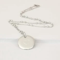 Personalized Necklace Silver 925 Medal 20mm With Engraving Unique Christmas Gift Wedding Anniversary Birth For Woman 13 Personalized Necklace Silver 925 Medal 20mm With Engraving Unique Christmas Gift Wedding Anniversary Birth For Woman -Jewellery Paradise il fullxfull.3612390310 oi25