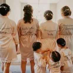 Personalised Robe - Personalised Dressing Gown - Birthday Robe - Sleepover Robe - Personalised With Any Text - Personalised Christmas Robe