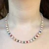 Multicoloured Choker Necklace Handmade Fresh Water Pearl Necklace Necklace Choker Beaded Birthday Christmas Gift Present Rainbow 2 Multicoloured Choker Necklace Handmade Fresh Water Pearl Necklace Necklace Choker Beaded Birthday Christmas Gift Present Rainbow -Jewellery Paradise il fullxfull.3643731371 6h0q