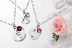 Swarovski Crystal Necklace, Personalised Birthstone Necklace, Sterling Silver, Initial, Personalised Gifts, Gifts For Mum, Christmas Gifts 10 Swarovski Crystal Necklace, Personalised Birthstone Necklace, Sterling Silver, Initial, Personalised Gifts, Gifts For Mum, Christmas Gifts -Jewellery Paradise il fullxfull.3649996385 ql9q