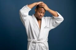 Personalised Luxurious Bathrobes Unisex 100% Egyptian Cotton Towelling Robes Embroidered Name Christmas Birthday Anniversary Unique Gift