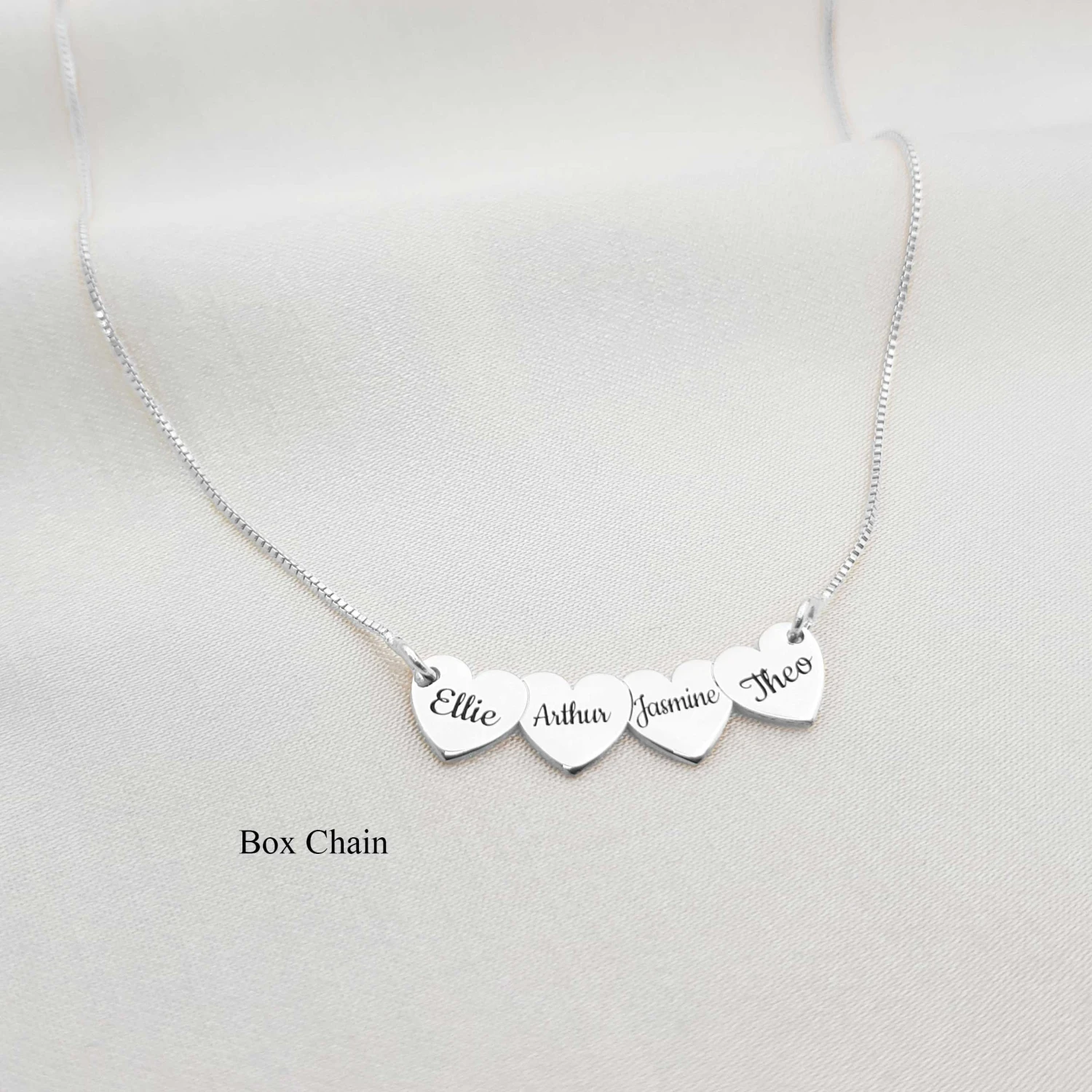 Personalized Grandmother Necklace • Heart Necklace For Grandma • Grandmother Necklaces With Names • Grandmother Christmas Gift • Granny Gift 4 Personalized Grandmother Necklace • Heart Necklace For Grandma • Grandmother Necklaces With Names • Grandmother Christmas Gift • Granny Gift - Image 2