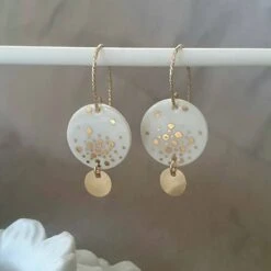 Boho Wedding Earrings - JULIETTE (Christmas Jewel) - La Belle Au Bois