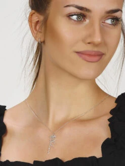 Birthday Necklace Personalized Birth Flower Gift Birth Month Flower Necklace Poppy Rose Water Lily Flower Name Necklace Christmas Gift -Jewellery Paradise il fullxfull.3705116083 cjva