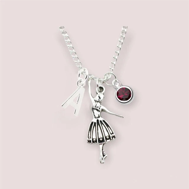 Ballerina Necklace ∙ Birthday Gift Idea ∙ Sterling Silver ∙ Personalised Dancer Necklace ∙ Girl Gift ∙ Initial Necklace ∙ Christmas 3 Ballerina Necklace ∙ Birthday Gift Idea ∙ Sterling Silver ∙ Personalised Dancer Necklace ∙ Girl Gift ∙ Initial Necklace ∙ Christmas