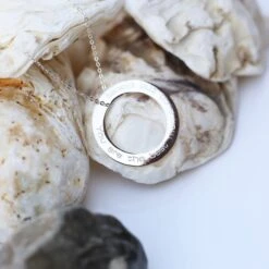 Personalised Silver Halo Necklace Engraved In A Modern Font - Gift For Her, Birthday, Anniversary, Wedding, Engagement, Christmas 13 Personalised Silver Halo Necklace Engraved In A Modern Font - Gift For Her, Birthday, Anniversary, Wedding, Engagement, Christmas -Jewellery Paradise il fullxfull.3714504495 sncc