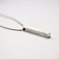 Personalised Men’s Brushed Silver Bar Necklace Engraved In A Modern Font - Gift For Him, Birthday, Wedding, Anniversary, Christmas 8 Personalised Men’s Brushed Silver Bar Necklace Engraved In A Modern Font - Gift For Him, Birthday, Wedding, Anniversary, Christmas -Jewellery Paradise il fullxfull.3716758785 m6cv